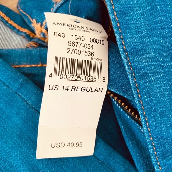 NWT American Eagle Jeans Size 14 - Picture 2 of 5